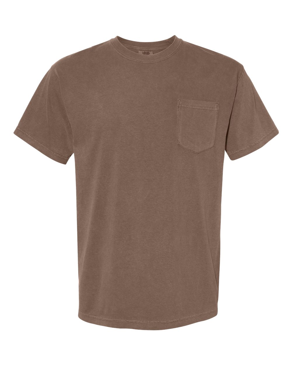 Comfort Colors Unisex Garment-Dyed Heavyweight Pocket T-Shirt - 6030 Espresso
