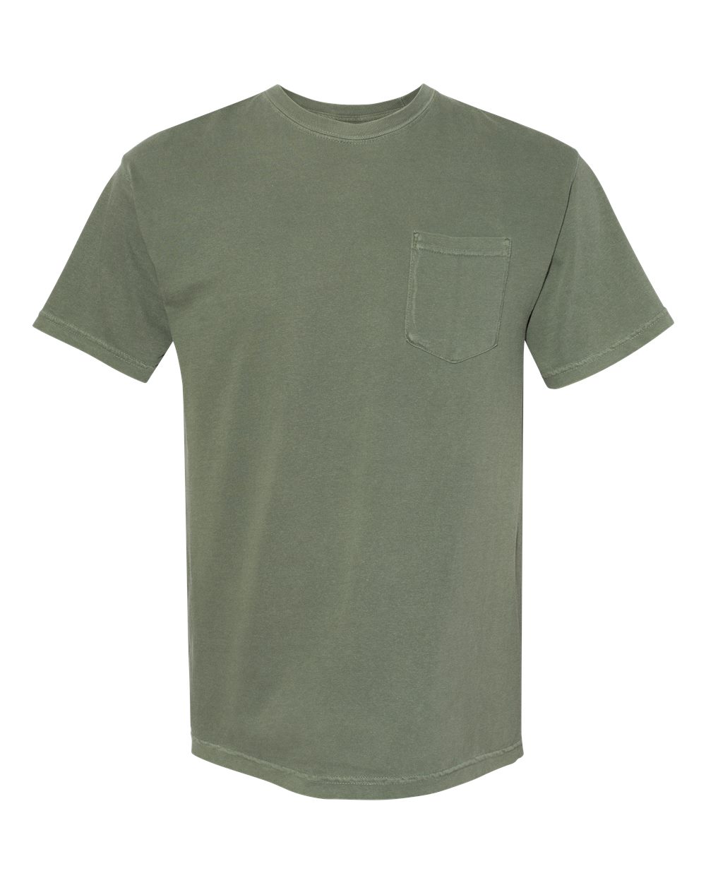 Comfort Colors Unisex Garment-Dyed Heavyweight Pocket T-Shirt - 6030 Moss