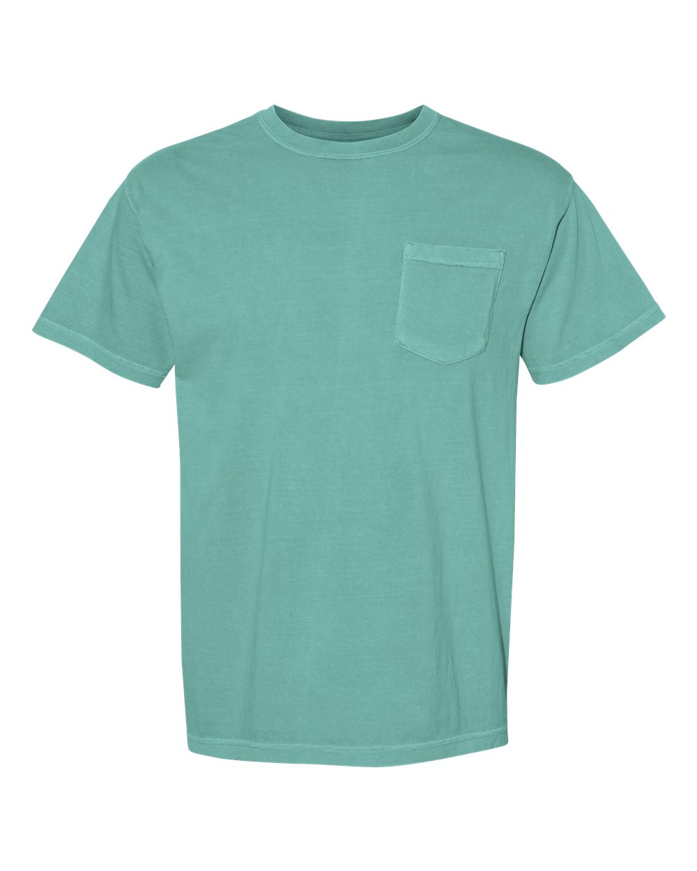 Comfort Colors Unisex Garment-Dyed Heavyweight Pocket T-Shirt - 6030 Seafoam