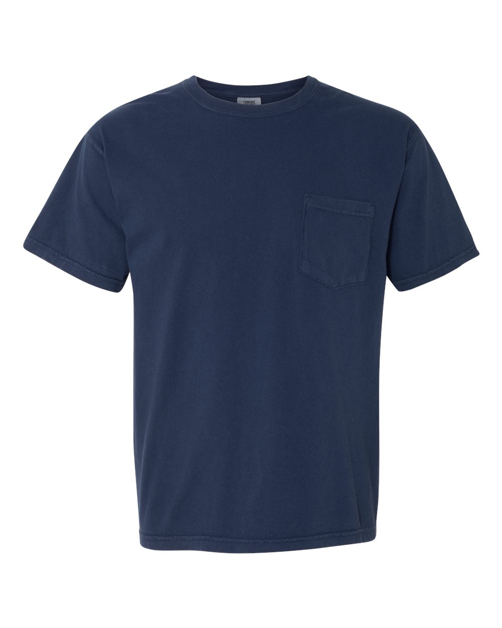 Comfort Colors Unisex Garment-Dyed Heavyweight Pocket T-Shirt - 6030 True Navy