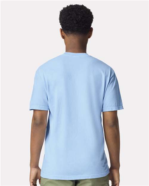 Comfort Colors Unisex Garment-Dyed Heavyweight Pocket T-Shirt - 6030 Hydrangea