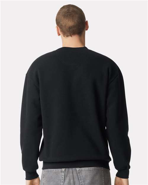 American Apparel Unisex ReFlex Fleece Crewneck Sweatshirt - RF496 Black