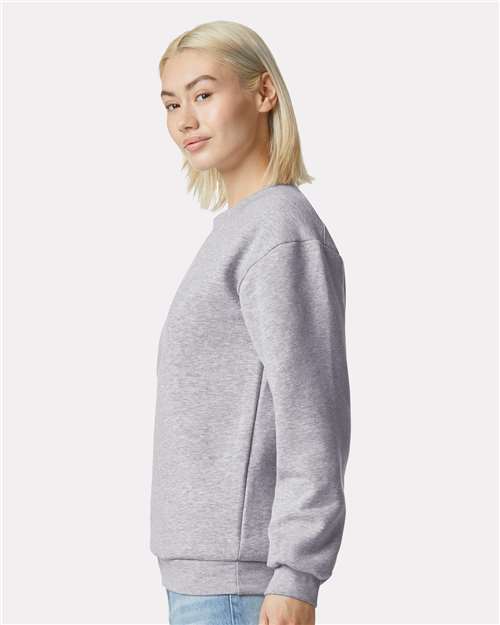 American Apparel Unisex ReFlex Fleece Crewneck Sweatshirt - RF496 Heather Grey