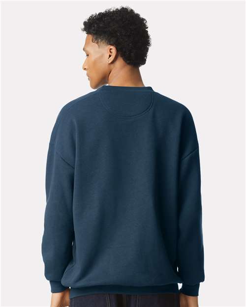 American Apparel Unisex ReFlex Fleece Crewneck Sweatshirt - RF496 Sea Blue