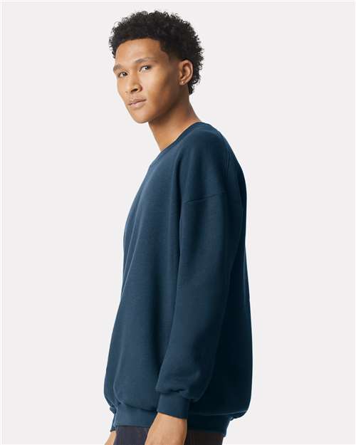 American Apparel Unisex ReFlex Fleece Crewneck Sweatshirt - RF496 Sea Blue