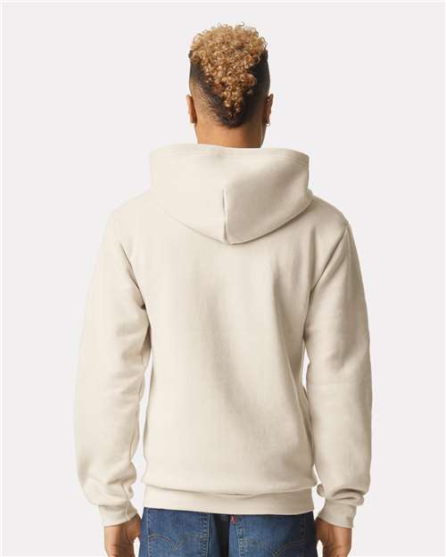 American Apparel Unisex ReFlex Fleece Full-Zip Hoodie Sweatshirt - RF497 Bone