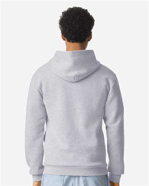 American Apparel Unisex ReFlex Fleece Full-Zip Hoodie Sweatshirt - RF497 Heather Grey
