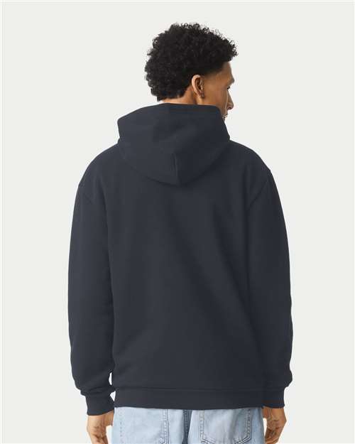 American Apparel Unisex ReFlex Fleece Full-Zip Hoodie Sweatshirt - RF497 Black