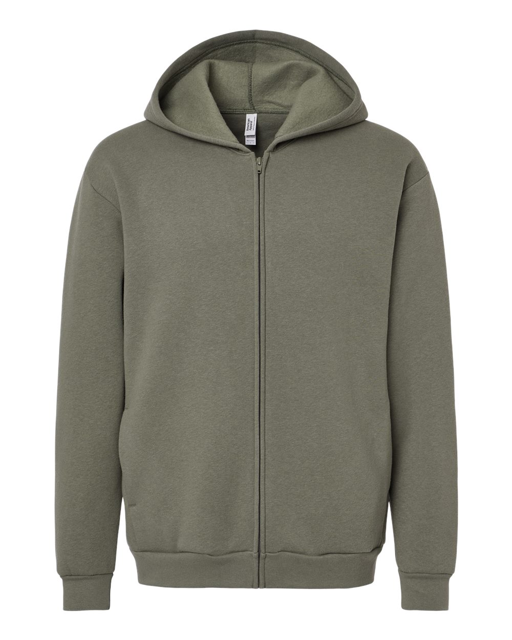 American Apparel Unisex ReFlex Fleece Full-Zip Hoodie Sweatshirt - RF497 Lieutenant