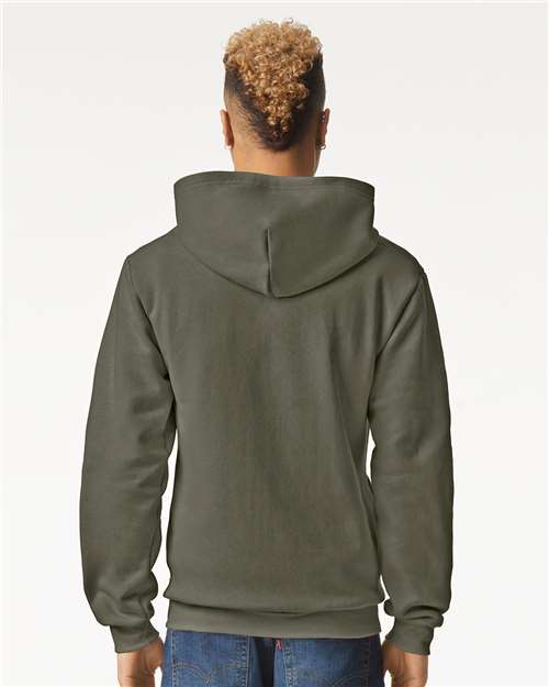 American Apparel Unisex ReFlex Fleece Full-Zip Hoodie Sweatshirt - RF497 Lieutenant