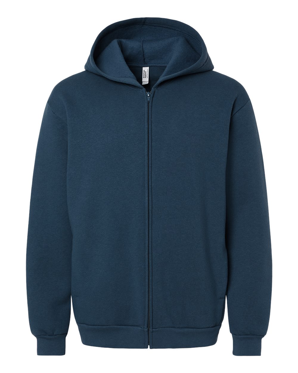 American Apparel Unisex ReFlex Fleece Full-Zip Hoodie Sweatshirt - RF497 Sea Blue