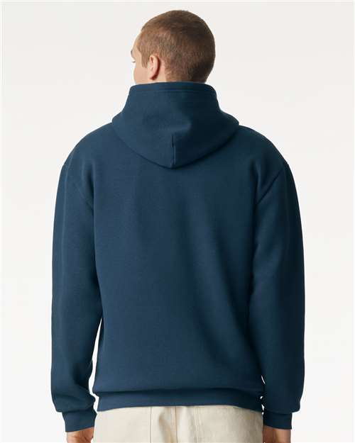 American Apparel Unisex ReFlex Fleece Full-Zip Hoodie Sweatshirt - RF497 Sea Blue