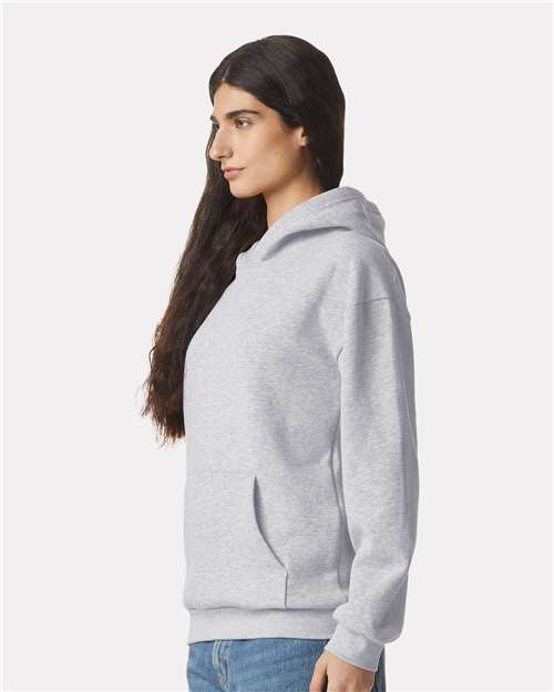 American Apparel Unisex ReFlex Fleece Hoodie Sweatshirt - RF498 Heather Grey