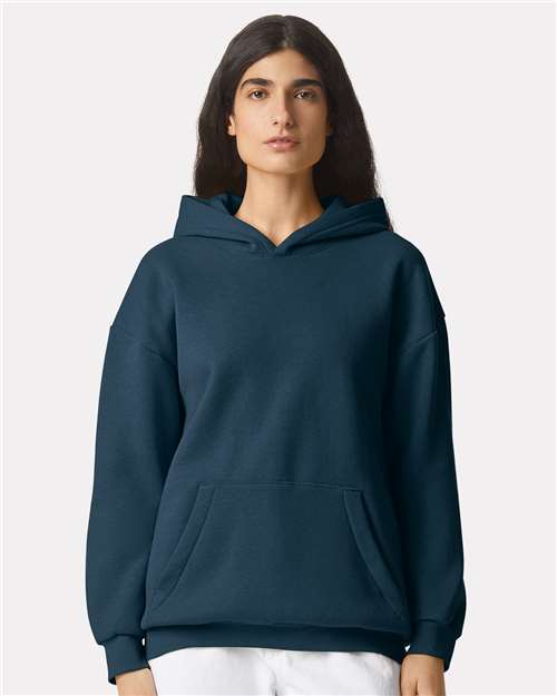 American Apparel Unisex ReFlex Fleece Hoodie Sweatshirt - RF498 Sea Blue