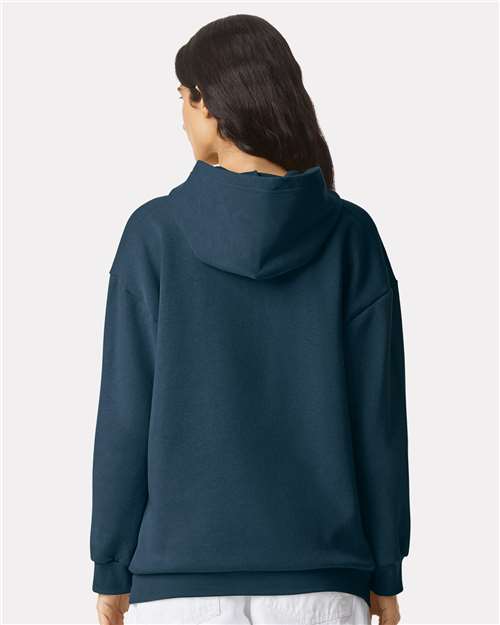 American Apparel Unisex ReFlex Fleece Hoodie Sweatshirt - RF498 Sea Blue