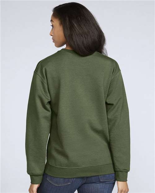 Gildan Unisex Softstyle® Midweight Crewneck Sweatshirt - SF000 Military Green