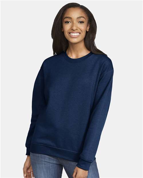 Gildan Unisex Softstyle® Midweight Crewneck Sweatshirt - SF000 Navy