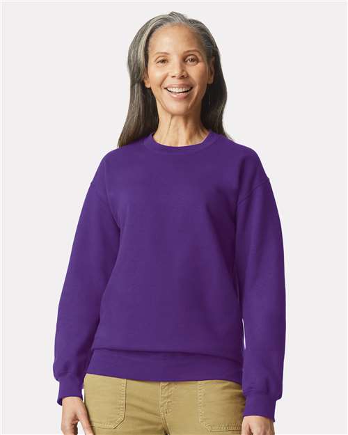 Gildan Unisex Softstyle® Midweight Crewneck Sweatshirt - SF000 Purple