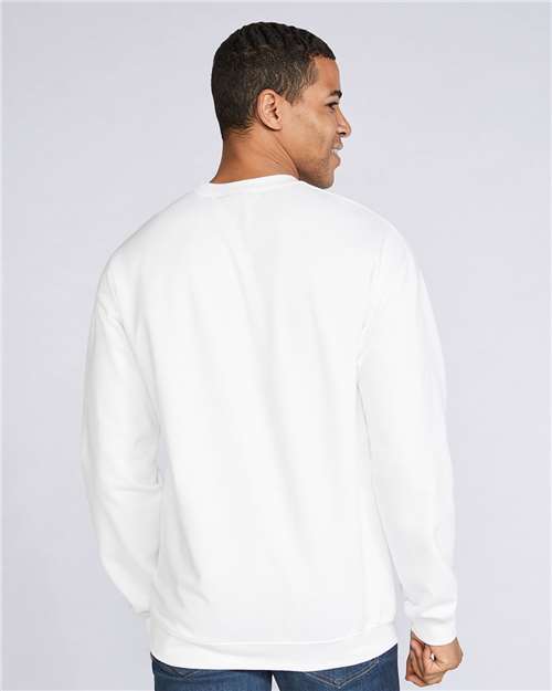 Gildan Unisex Softstyle® Midweight Crewneck Sweatshirt - SF000 White