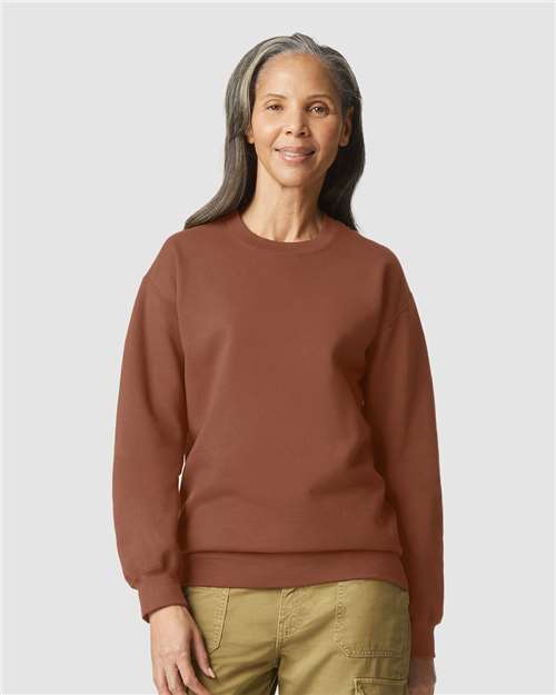 Gildan Unisex Softstyle® Midweight Crewneck Sweatshirt - SF000 Cocoa