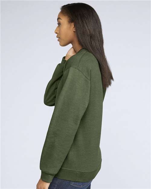 Gildan Unisex Softstyle® Midweight Crewneck Sweatshirt - SF000 Military Green