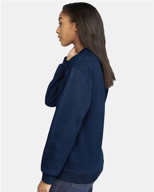Gildan Unisex Softstyle® Midweight Crewneck Sweatshirt - SF000 Navy