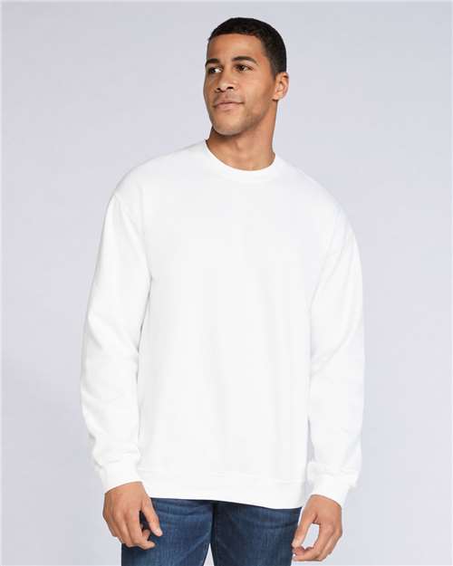 Gildan Unisex Softstyle® Midweight Crewneck Sweatshirt - SF000 White