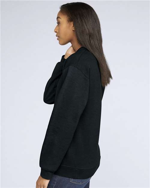 Gildan Unisex Softstyle® Midweight Crewneck Sweatshirt - SF000 Black