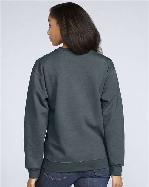 Gildan Unisex Softstyle® Midweight Crewneck Sweatshirt - SF000 Dark Heather