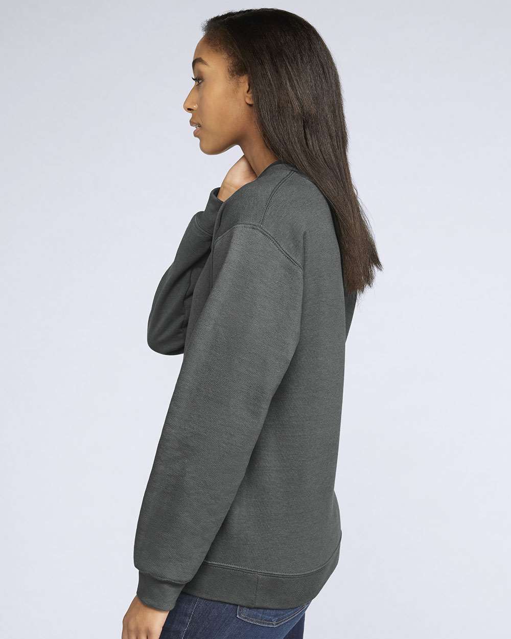Gildan Unisex Softstyle® Midweight Crewneck Sweatshirt - SF000 Charcoal