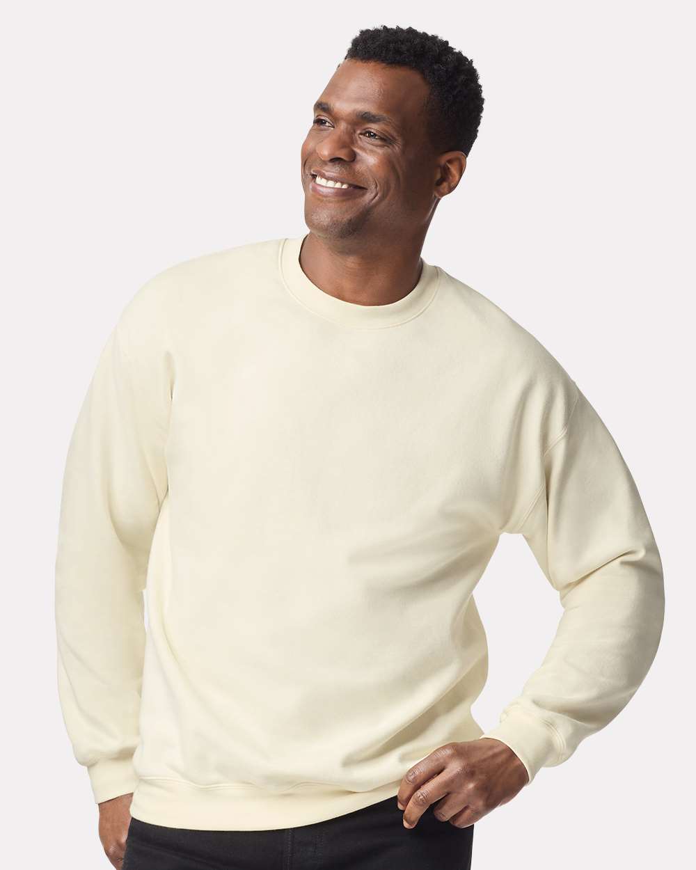 Gildan Unisex Softstyle® Midweight Crewneck Sweatshirt - SF000 Off White