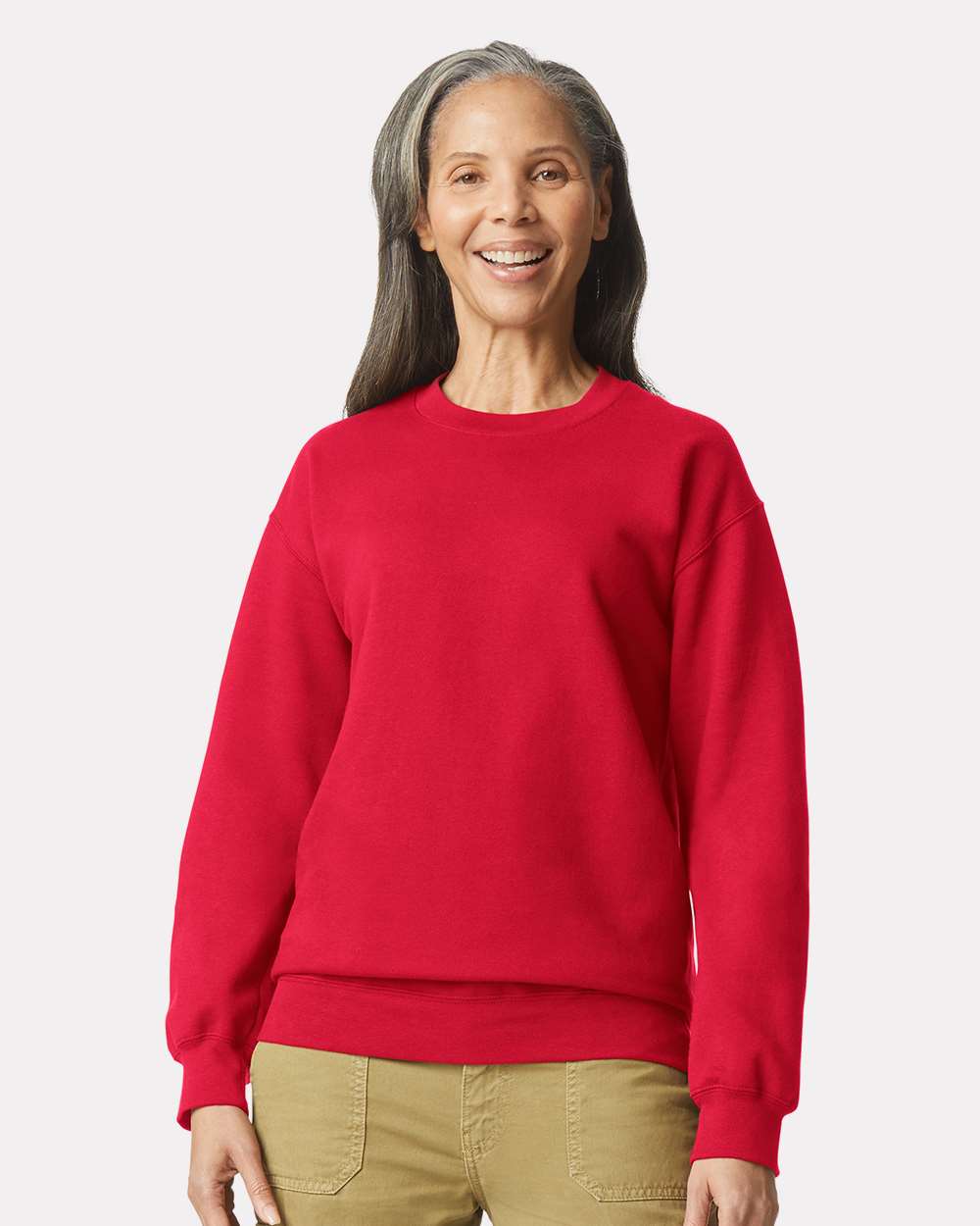 Gildan Unisex Softstyle® Midweight Crewneck Sweatshirt - SF000 Red