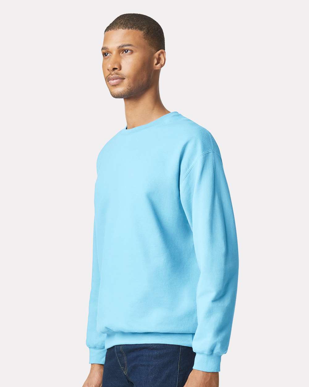 Gildan Unisex Softstyle® Midweight Crewneck Sweatshirt - SF000 Sky