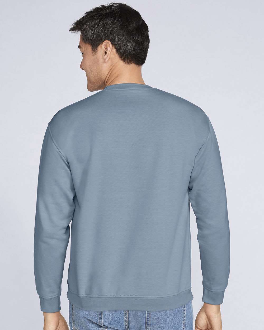 Gildan Unisex Softstyle® Midweight Crewneck Sweatshirt - SF000 Stone Blue