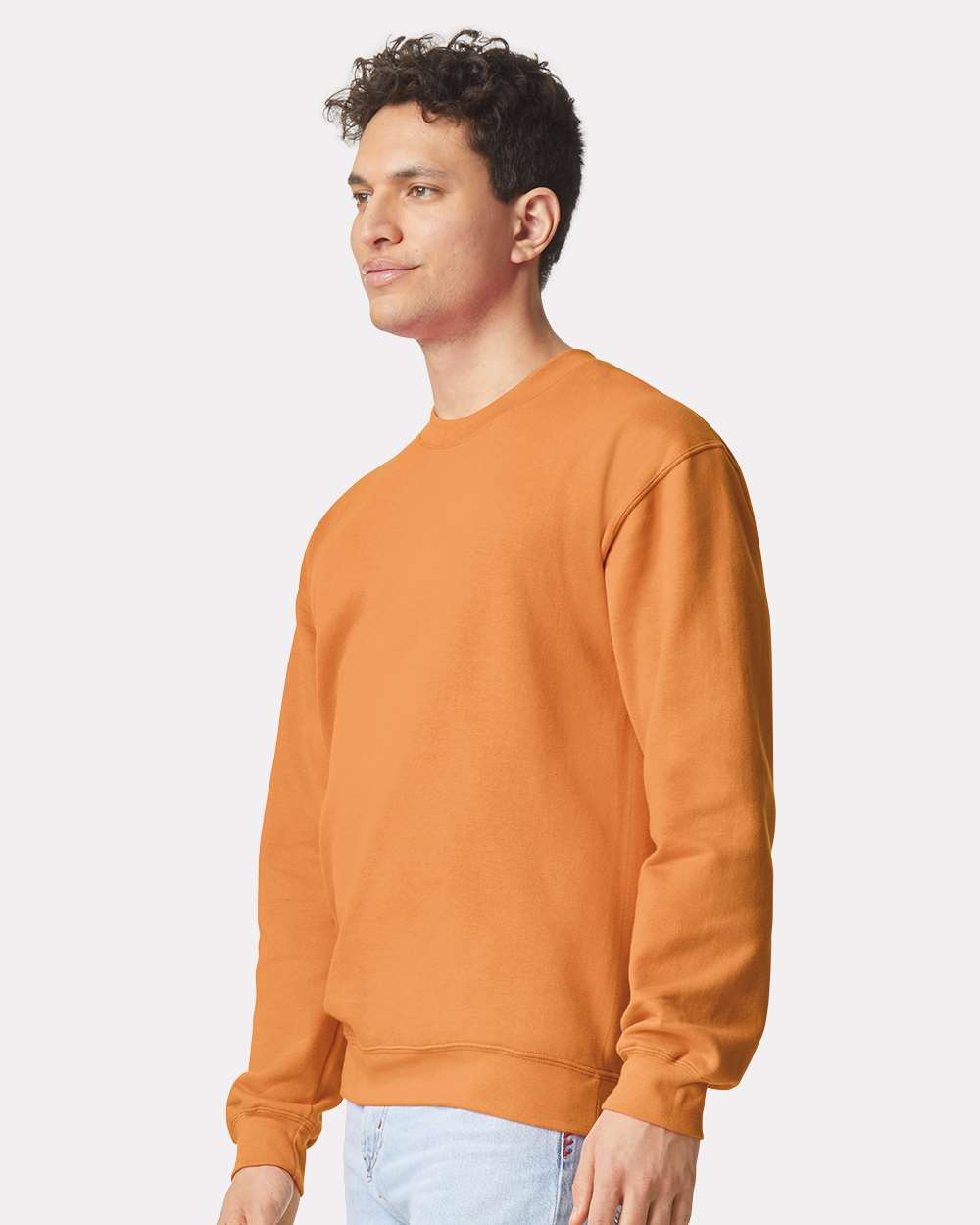 Gildan Unisex Softstyle® Midweight Crewneck Sweatshirt - SF000 Tangerine