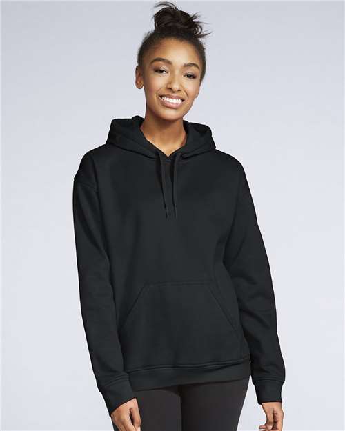 Gildan Unisex Softstyle® Midweight Hooded Sweatshirt - SF500 Black
