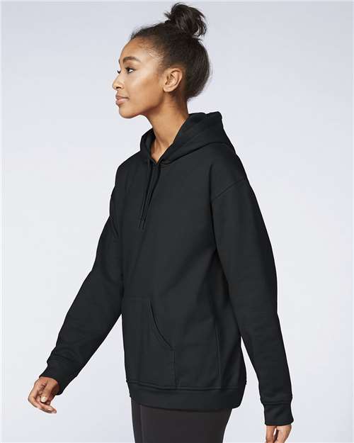 Gildan Unisex Softstyle® Midweight Hooded Sweatshirt - SF500 Black