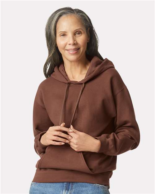 Gildan Unisex Softstyle® Midweight Hooded Sweatshirt - SF500 Cocoa