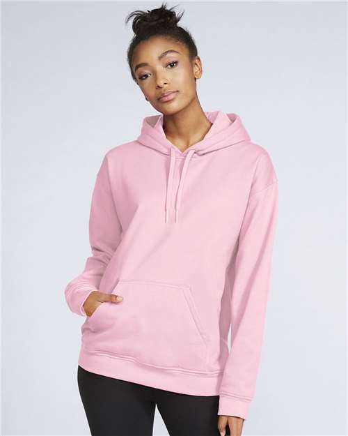 Gildan Unisex Softstyle® Midweight Hooded Sweatshirt - SF500 Light Pink