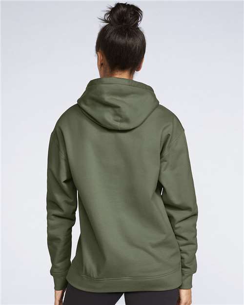 Gildan Unisex Softstyle® Midweight Hooded Sweatshirt - SF500 Military Green