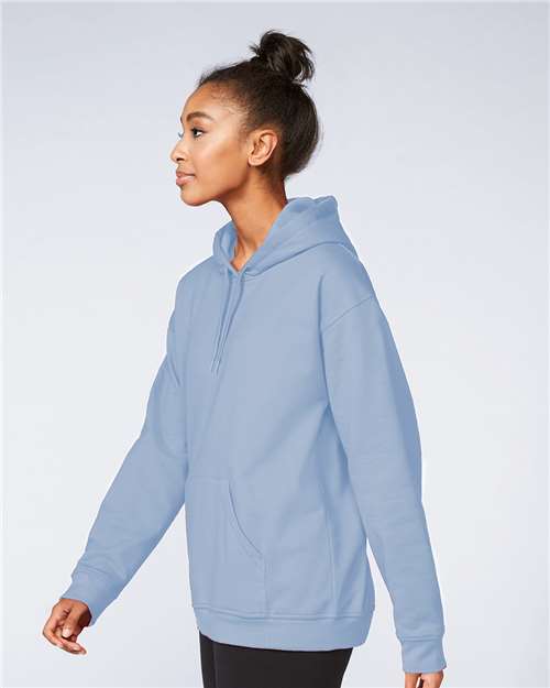Gildan Unisex Softstyle® Midweight Hooded Sweatshirt - SF500 Stone Blue