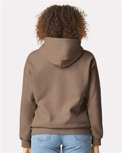 Gildan Unisex Softstyle® Midweight Hooded Sweatshirt - SF500 Brown Savana