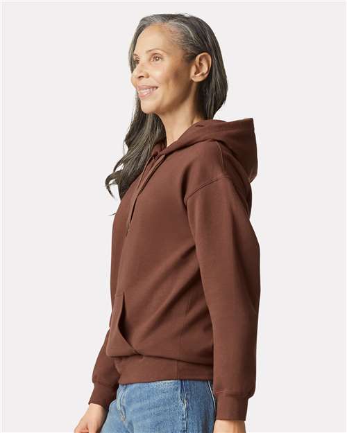 Gildan Unisex Softstyle® Midweight Hooded Sweatshirt - SF500 Cocoa