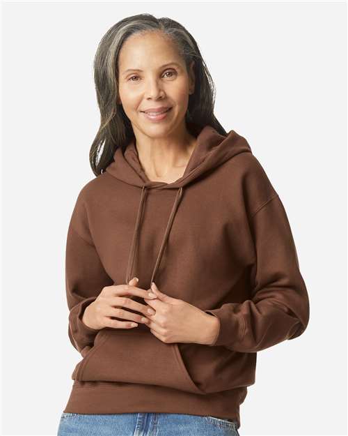 Gildan Unisex Softstyle® Midweight Hooded Sweatshirt - SF500 Cocoa