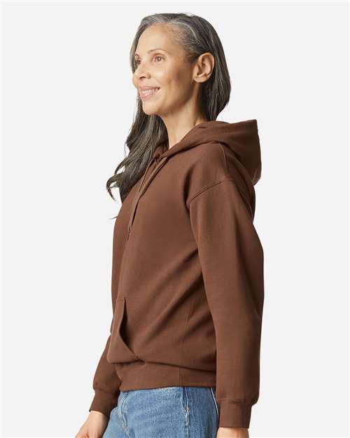 Gildan Unisex Softstyle® Midweight Hooded Sweatshirt - SF500 Cocoa