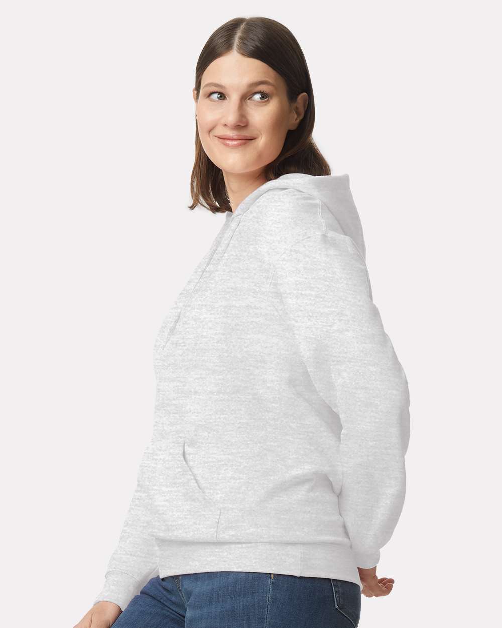 Gildan Unisex Softstyle® Midweight Hooded Sweatshirt - SF500 Ash