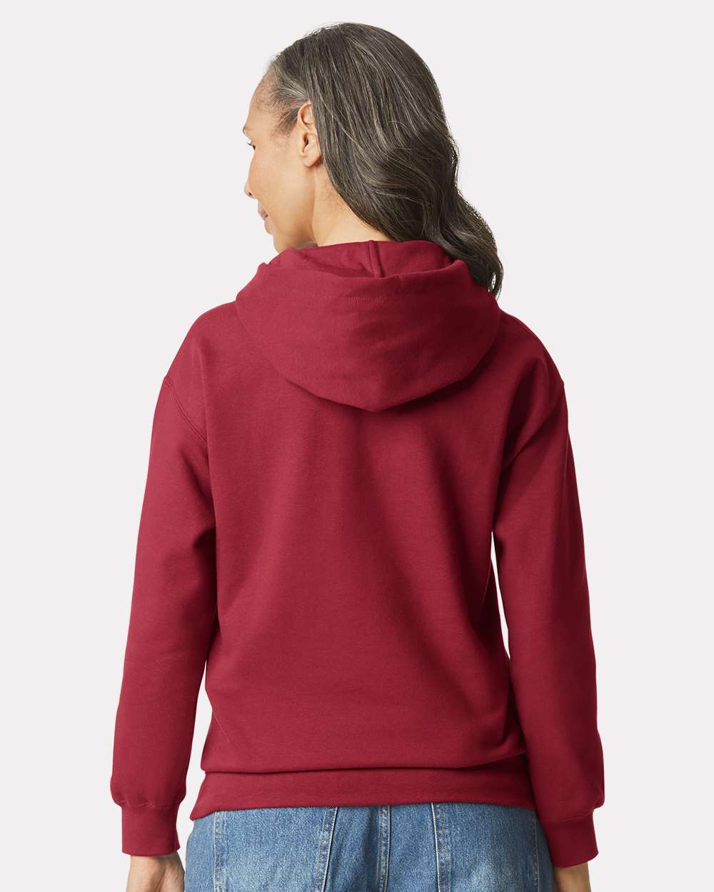 Gildan Unisex Softstyle® Midweight Hooded Sweatshirt - SF500 Cardinal