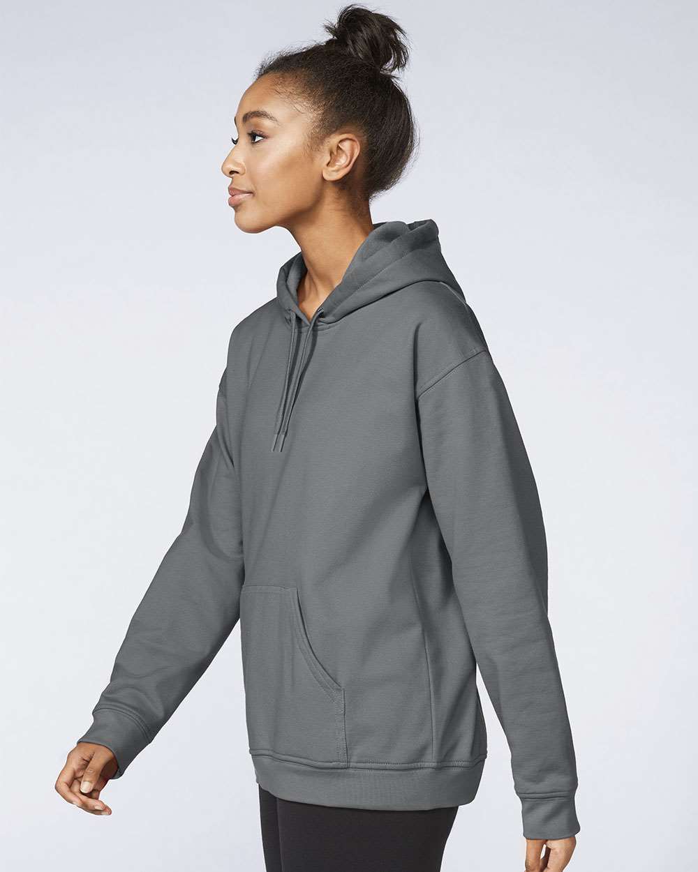 Gildan Unisex Softstyle® Midweight Hooded Sweatshirt - SF500 Charcoal