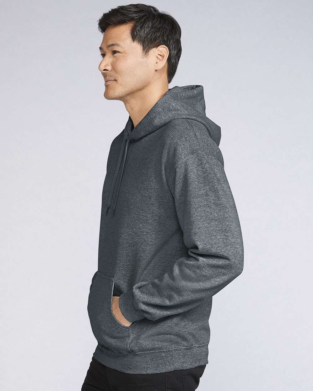 Gildan Unisex Softstyle® Midweight Hooded Sweatshirt - SF500 Dark Heather