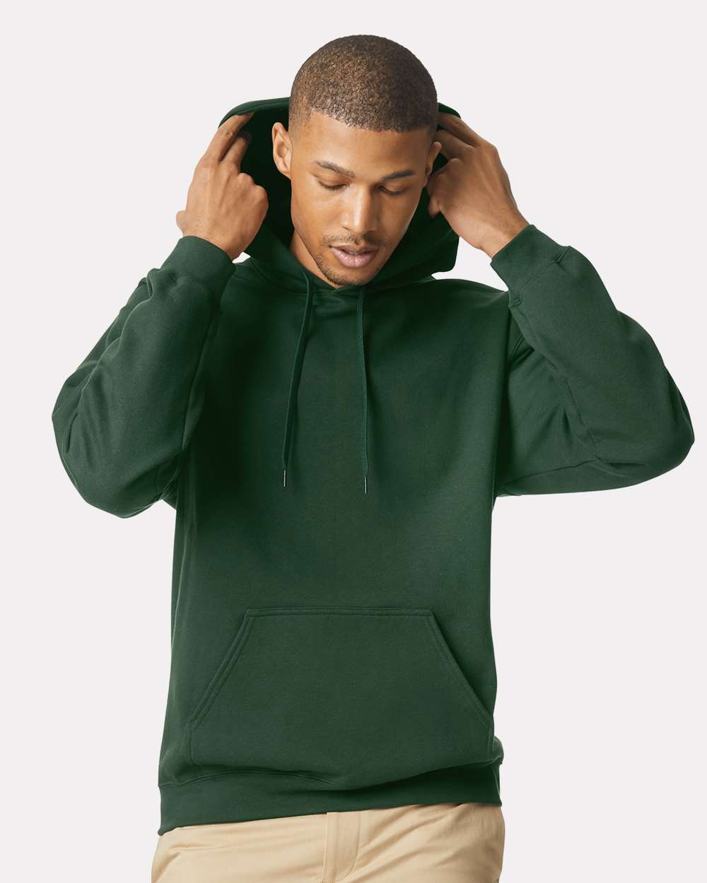 Gildan Unisex Softstyle® Midweight Hooded Sweatshirt - SF500 Forest Green